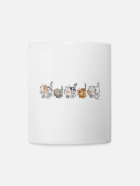 Chats drôles - Chat - Mug blanc - blanc