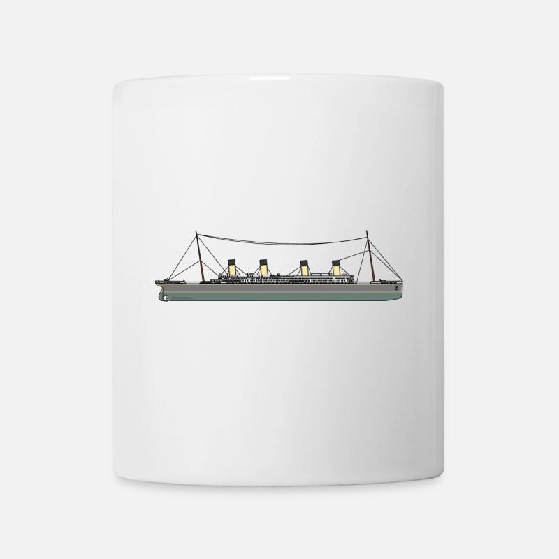 Titanic Schiff - Tasse - Weiß