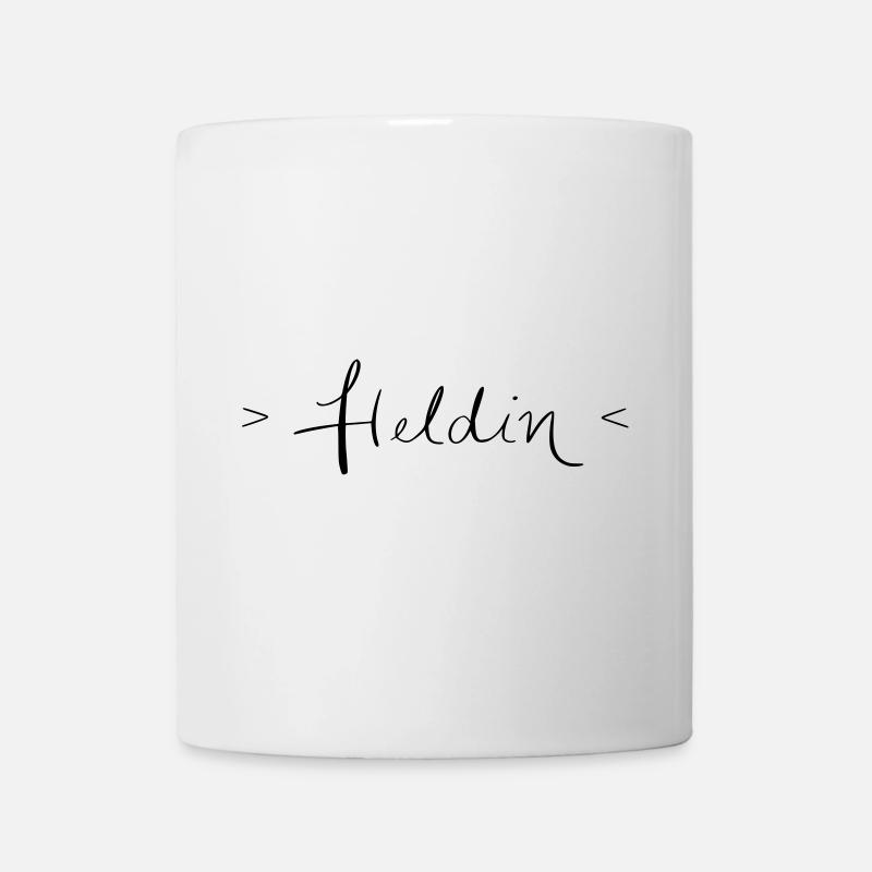 Heldin - Tasse - Weiß