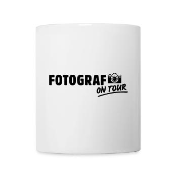 fotograf on tour - Tasse - Weiß - Vorne