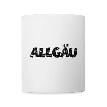 Allgäu (Vintage/Schwarz) - Tasse - Weiß - Vorne