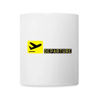 Airplane taking off - Mug - white - Front