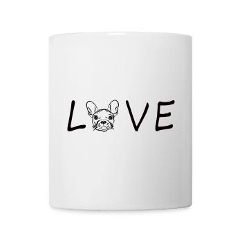 Love Bulldog français Bulldog Frenchie - Mug blanc - blanc - Devant