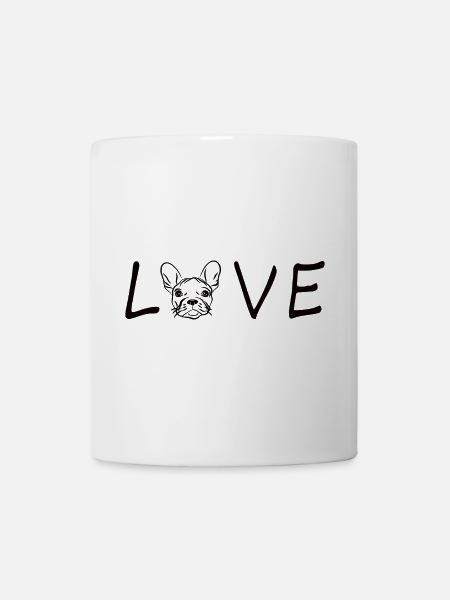 I love my French Bulldog - Mug - white