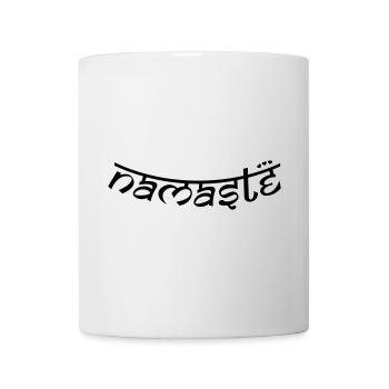 OM NAMASTE BOW - Tasse - Weiß - Vorne
