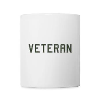 Graphique de la fierté des anciens combattants - Mug blanc - blanc - Devant