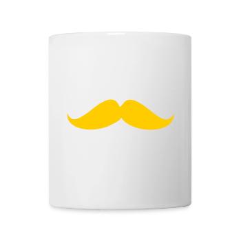 MUSTACHE.BONNE Father's Day. Fathers Day. - Mug - white - Front
