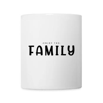 Genieße die Familie - Tasse - Weiß - Vorne