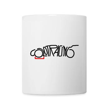 Slot Racing Slot Car noir / rouge - Mug blanc - blanc - Devant