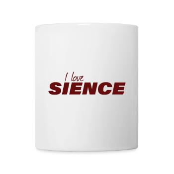 J’AIME LA SCIENCE - Mug blanc - blanc - Devant