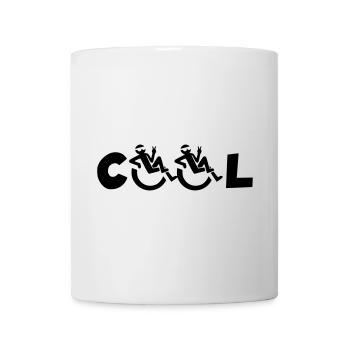 Cooler Rollstuhlfahrer, Cooler Rollstuhlfahrer * - Tasse - Weiß - Vorne