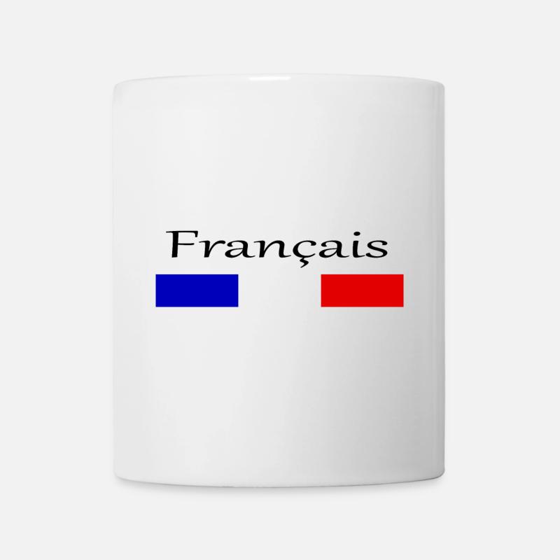 Tricolore Français - Mug blanc - blanc