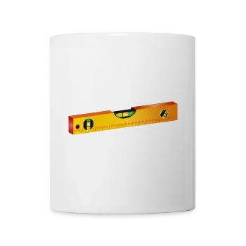 Water scales, straightening scales or mason's scales - Mug - white - Front