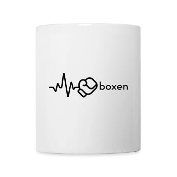 Boxe - Mug blanc - blanc - Devant