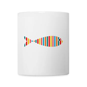 fish. sardine. fish. April fool. sea - Mug - white - Front