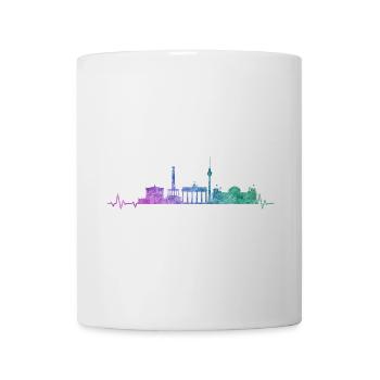 Berlin Skyline - Tasse - Weiß - Vorne