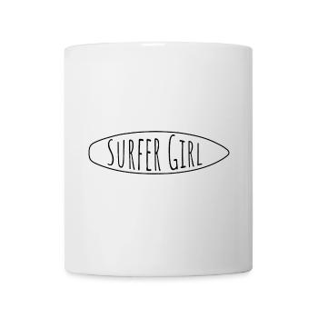 Surfer Girl – Surfboard Lifestyle Design - Mug - white - Front