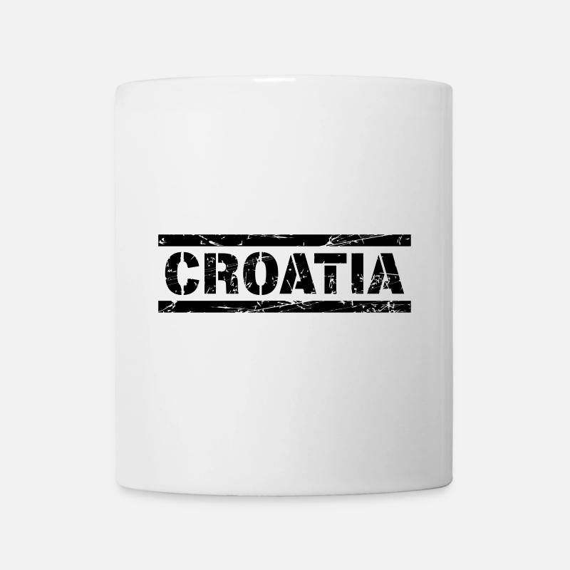 Croatia - Tasse - Weiß