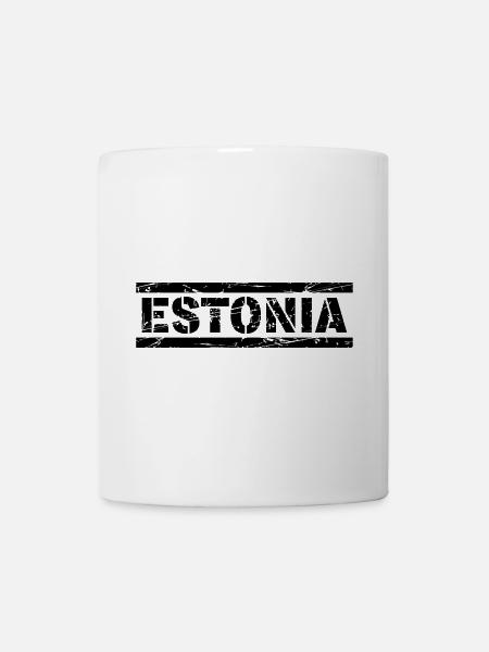 Estonie - Mug blanc - blanc