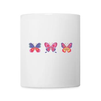 Colorful butterfly variety - Mug - white - Front