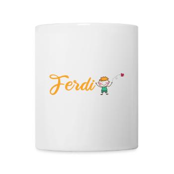 Kindergarten Kita Schule - Accessoires für Ferdi - Tasse - Weiß - Vorne