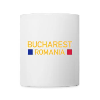 Bucharest, Romania (two squares) - Mug - white - Front