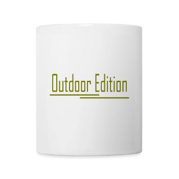 Outdoor Edition, Abenteuer, Sport, Spaß, Geschenk - Tasse - Weiß - Vorne