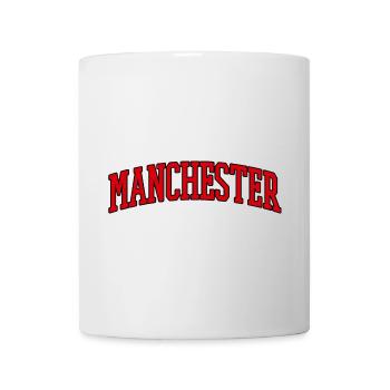 Manchester Arc Schriftzug - Tasse - Weiß - Vorne