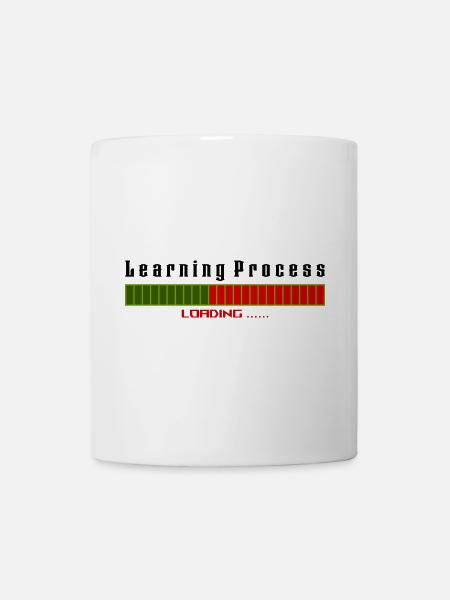Learning Process Loading white shirt - Tasse - Weiß
