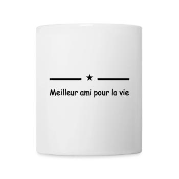 Meilleur ami pour la vie - Mug blanc - blanc - Devant
