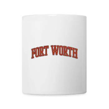 Fort Worth University Arch - Mug - white - Front