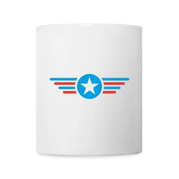 Je suis une star avec des ailes - Mug blanc - blanc - Devant