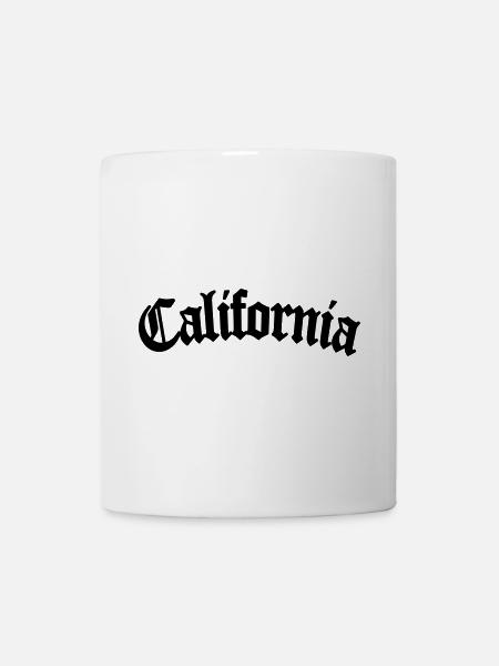 california - Tasse - Weiß