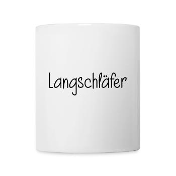 Langschläfer - Tasse - Weiß - Vorne