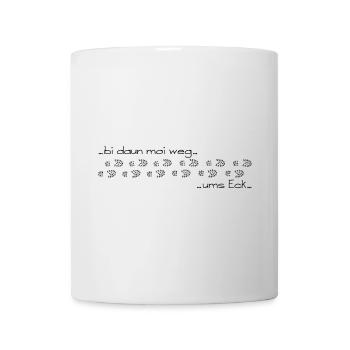bi daun moi away around the corner - I'm then away around the corner - Mug - white - Front