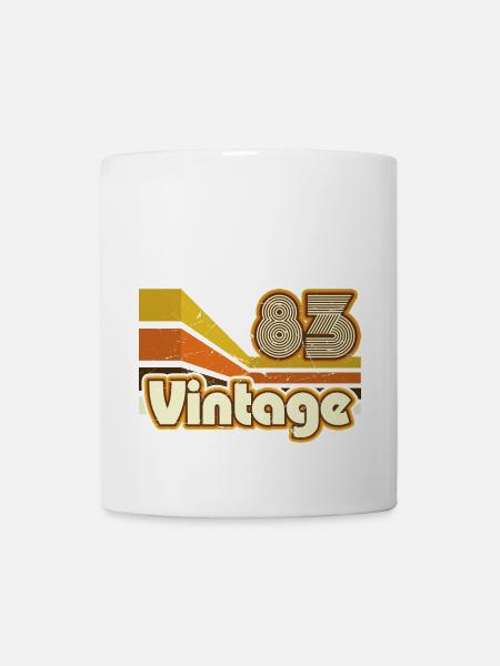 1983 vintage birthday retro vintage gift - Mug - white