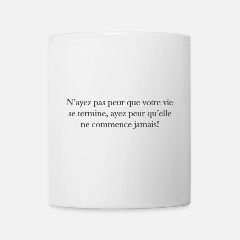 Commencement de la vie - Mug blanc - blanc