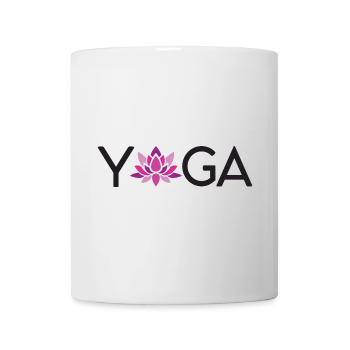 Yoga - Mug blanc - blanc - Devant