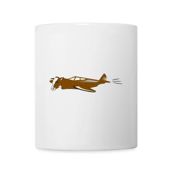 cow Air | flying cow - Mug - white - Front