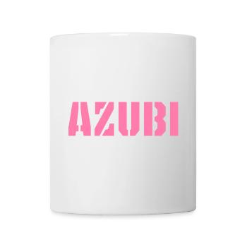 Azubi Tshirt 5 23 rosa - Tasse - Weiß - Vorne