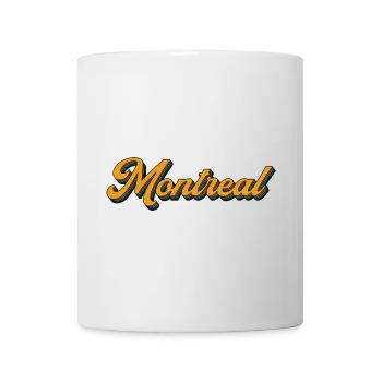 Montreal Retro Script Multicolor Shadow - Mug - white - Front