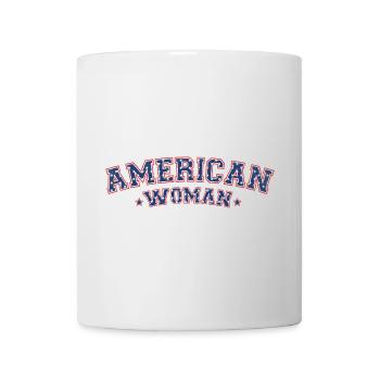 American Woman - Independence Day - 4th Of July - Mug - white - Front