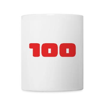 100. 100 JAHRE. 100-JÄHRIGES JUBILÄUM. GEBURTSTAG 100 - Tasse - Weiß - Vorne