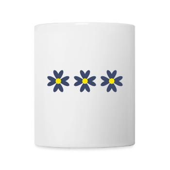 BLUME. BLUME. NATUR. ÖKOLOGIE. JAHRESTAG - Tasse - Weiß - Vorne