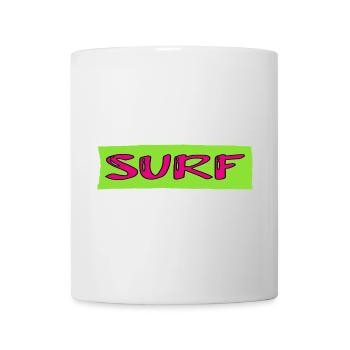 SURFING. FISH. BEACH. SEA. OCEAN. HUMOR. HOLIDAY - Mug - white - Front
