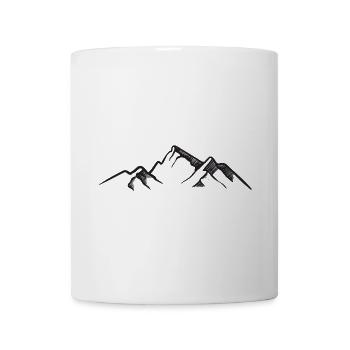 Gebirge - Tasse - Weiß - Vorne