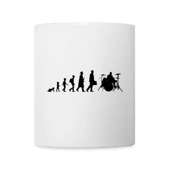 Entwicklung eines Schlagzeugers - Tasse - Weiß - Vorne
