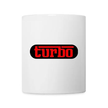Turbo - Red & Black Turbo-Charger - Mug - white - Front
