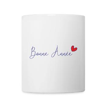 BONNE ANNEE. SAINT SYLVESTRE. NOUVELLE ANNÉE - Mug blanc - blanc - Devant