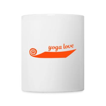 Yoga Tapis de Yoga Yogi Méditation Amour Amour Fan - Mug blanc - blanc - Devant